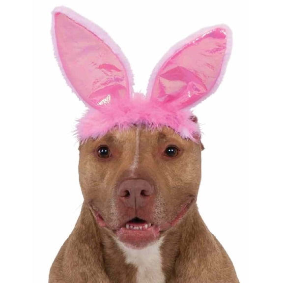 Pet Pink Spring Easter Bunny Rabbit Dog Cat Costume Ears-S-M