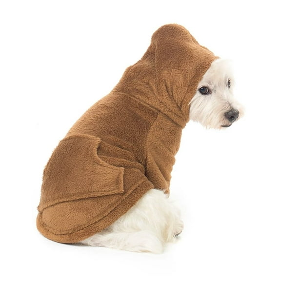 Pet Pj - Teddy Bear Pet Pj Chenille Hoodie - Pet - XXLarge (Fits Up to 120 lbs)