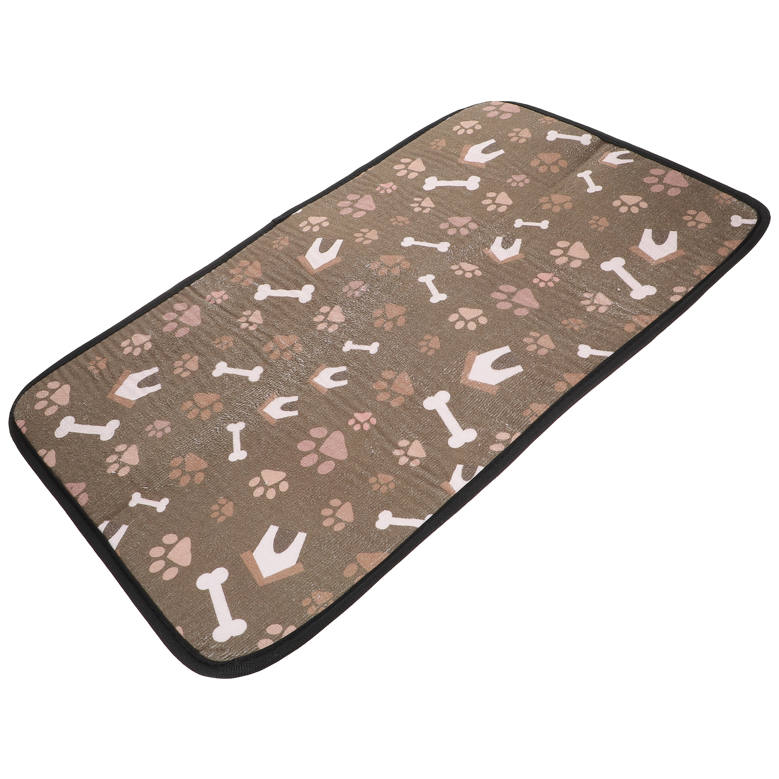 Pet Placemat Set of 2 Thick Dog Food Cushion Placemats Leakproof Dot