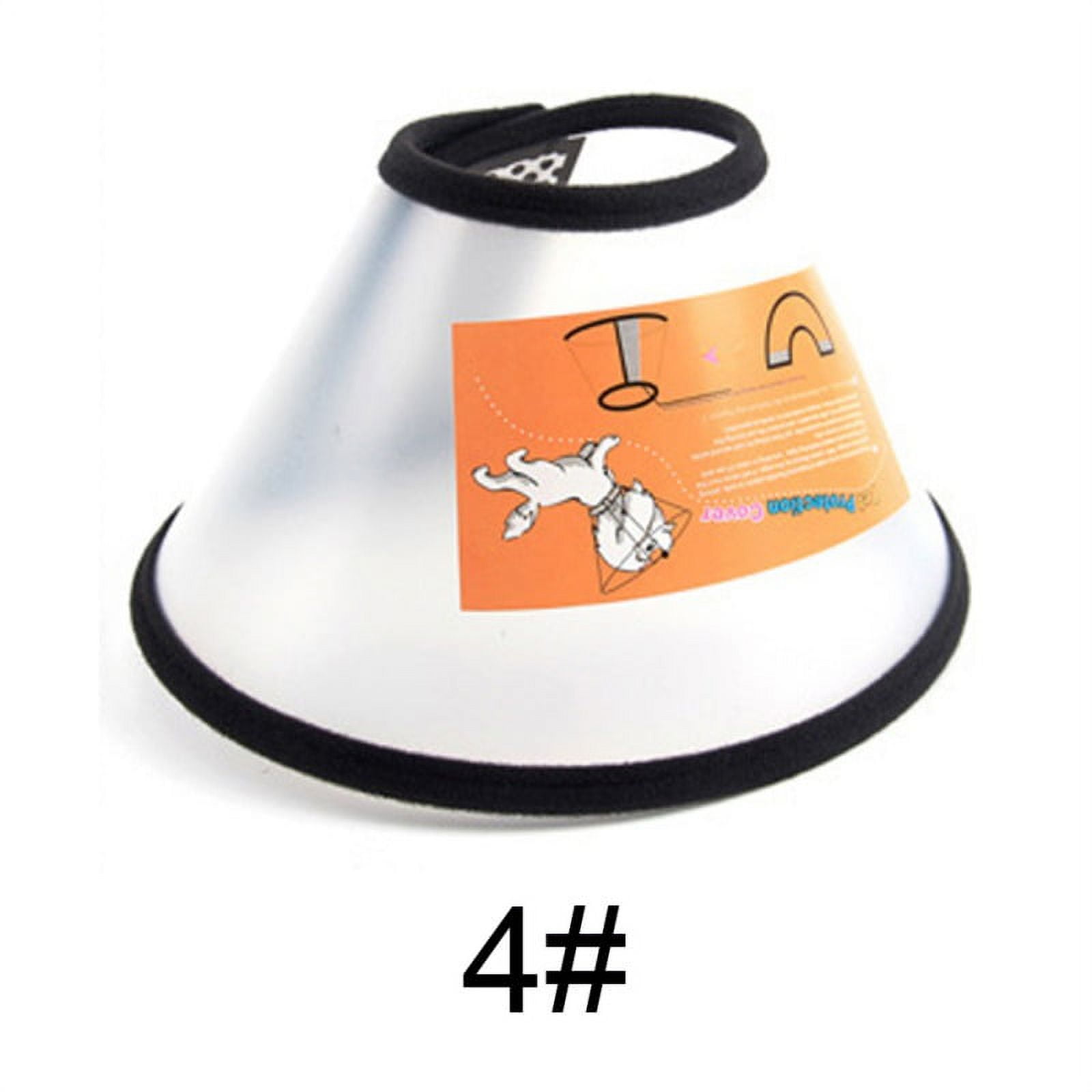 Pet Plastic Clear Cone Recovery E-Collar with Dots Design Soft Edge for  Small Dogs u0026 Cats - Walmart.com