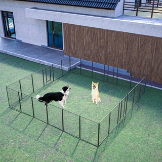 Portable dog 2024 fence walmart