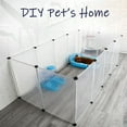 Pet Playpen Cat Fence Dog Cage DIY Customizable Plastic Panel Indoor
