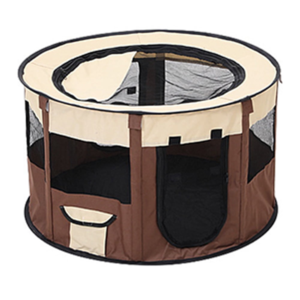 Pet Playpen, Foldable Dog Playpens, Portable Exercise Kennel Tent for Puppies/Dogs/Cats/Rabbits