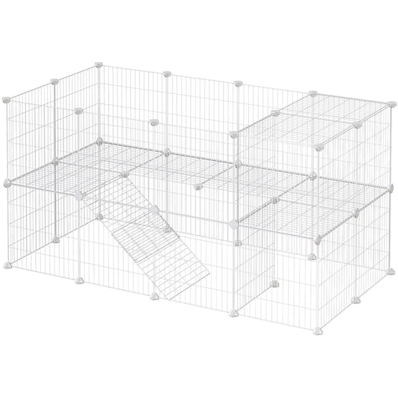 Pet Playpen Includes Cable Ties White