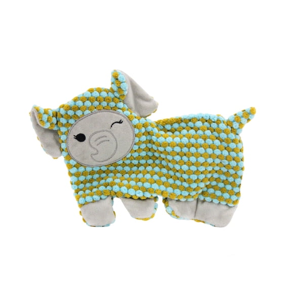 Pet Plush Toy Squeaky Soft Stuffed Animal for Dogs Cats Teething Chewing Interactive Training for Small Medium Pets for Puppy Kitten for Teddy Persian(10.2*7.5in,Green)