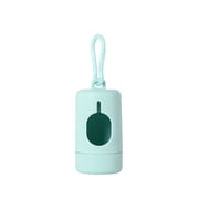 Pet Poop Bag Dispenser with LED Light, Portable Dog Waste Bag Holder with Refillable Design, Dog Pooper Scooper Accessory for Outdoor Walking Training