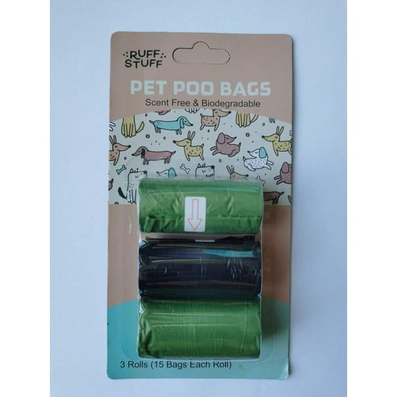 Pet Poop Bags 3 Rolls