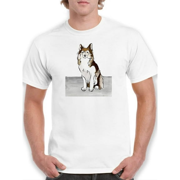 Pet Portrait Ii T-Shirt Men -Annie Warren Designs, Male XX-Large