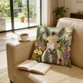 thumbnail image 1 of Pet Portrait Pillow Cover 18x18 Inch Textured Animal Face Decorative Throw Pillow Case Polyester Couch Sofa Bed Cover Machine Washable, 1 of 5