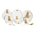 thumbnail image 1 of Pet Portrait White Porcelain Dinnerware 11-Piece Set - Orange Tabby, 1 of 9