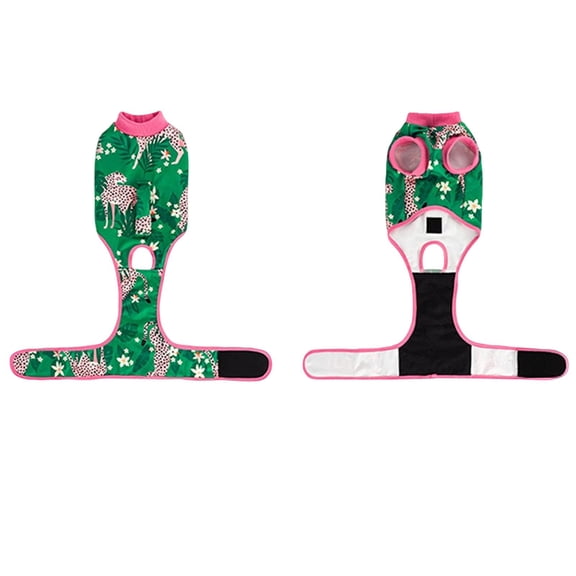 Pet Post - Op Recovery Suit, Pink, L Size, Comfortable & Protective Design for Dogs, Prevent Licking, Post - Surgery Care, Skin - Friendly Fabric, Adjustable Fit, Ideal for Canine Recovery after Spay