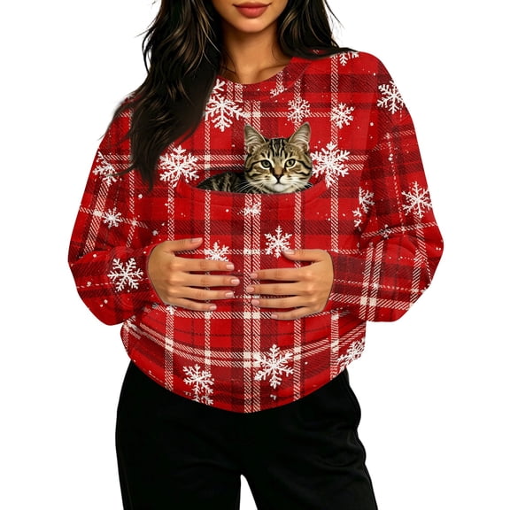 Pet Pouch Hoodie for Women with Large Pockets Long Sleeve Sweatshirt for Dogs & Snack Hoodies Oversized Comfy Hoodies for Cats Dogs Holder Sweatshirts with Dog Pouch Side Zip Pocket