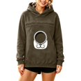 thumbnail image 1 of Pet Pouch Hoodie Womens Dog and Cat Carrier Hoodie Loose Fit Casual Cute Graphic Hooded Sweatshirt Winter Tops for Women Long Sleeve Pullover with Zipper Pouch Adjustable Opening, 1 of 5