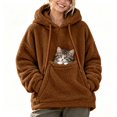thumbnail image 1 of Pet Pouch Hoodie with Pouch Pull Pocket Unisex Pet Pouch Hoodie,fall Soft Kangaroo Pullover Sweatshirt for Dog Fleece Kangaroo Pocket, 1 of 2