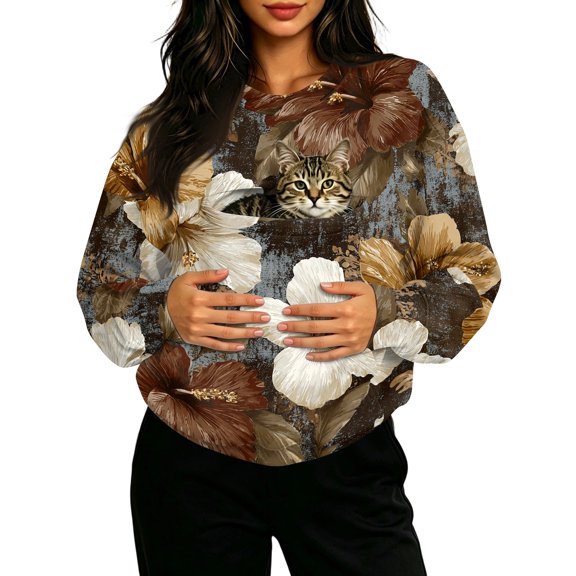 Pet Pouch Hoodies Cat and Dog Pouch Fall Hoodie Sweatshirt for Pet Animal Lover Long Sleeve Hooded Pullover for Dogs & Snack Hoodies