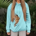 thumbnail image 1 of Pet Pouch Hoodies,Oversized Sweatshirt With Pocket Front Carry Pouch For Small Dog And Cats,Puppy Kitten Dogs Holder, 1 of 5