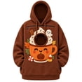 thumbnail image 1 of Pet Pouch Hoodies with Pocket Front Carry Pouch Oversized Sweatshirts for Cats Dogs Holder Christmas Hoodie with Dog Pouch Pet Pocket Sweatshirt for Women Men with Pocket, 1 of 6