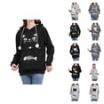 thumbnail image 1 of Pet Pouch Hoodies for Women Fall Winter Long Sleeve Cat Carrier Hooded Sweatshirt Kitten Pouch Pullover Tops, 1 of 8