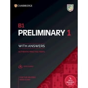 Pet Practice Tests B1 Preliminary 1 for the Revised 2020 Exam Students Book with Answers with Audio with Resource Bank Authentic Practice, Paperback