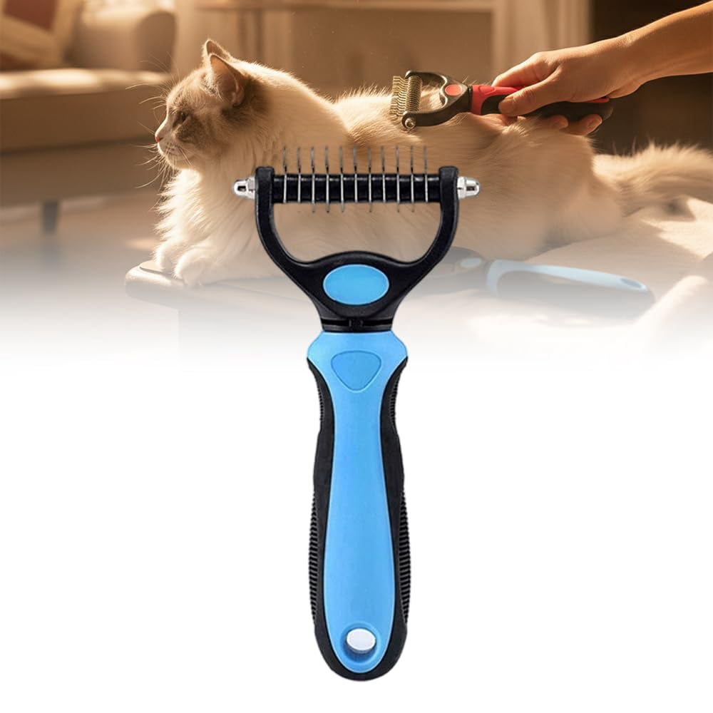 Deshedding Loop Pet Pro Grooming Tool, Deshedding Brush for Dogs and Cats, Dematting ...