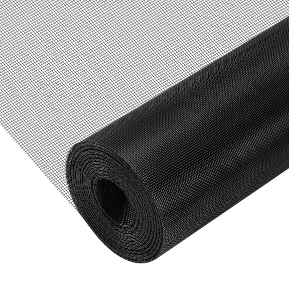 Pet Proof & No-See-Um Proof Window Screen Roll 36"200" Black 304 Stainless Steel 2220 Mesh Durable Anti-Tear Screen Roll for Windows & Doors