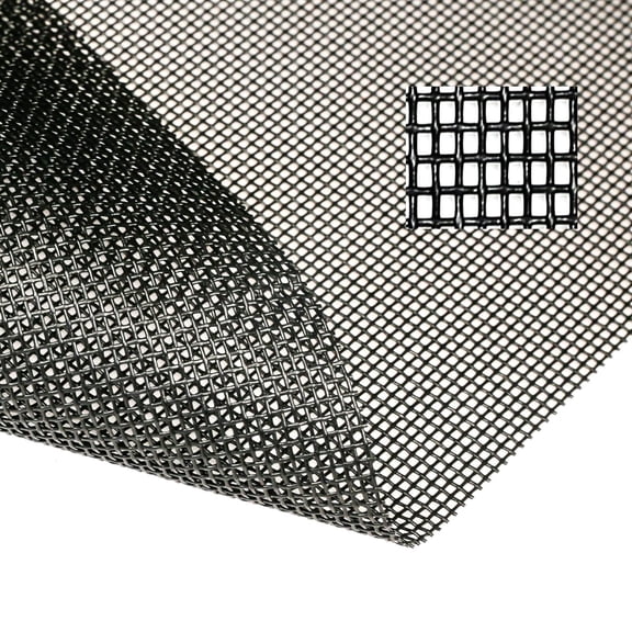 Pet Proof Window Screen Replacement 48" x 100" Thick Charcoal Fiberglass Patio Protector