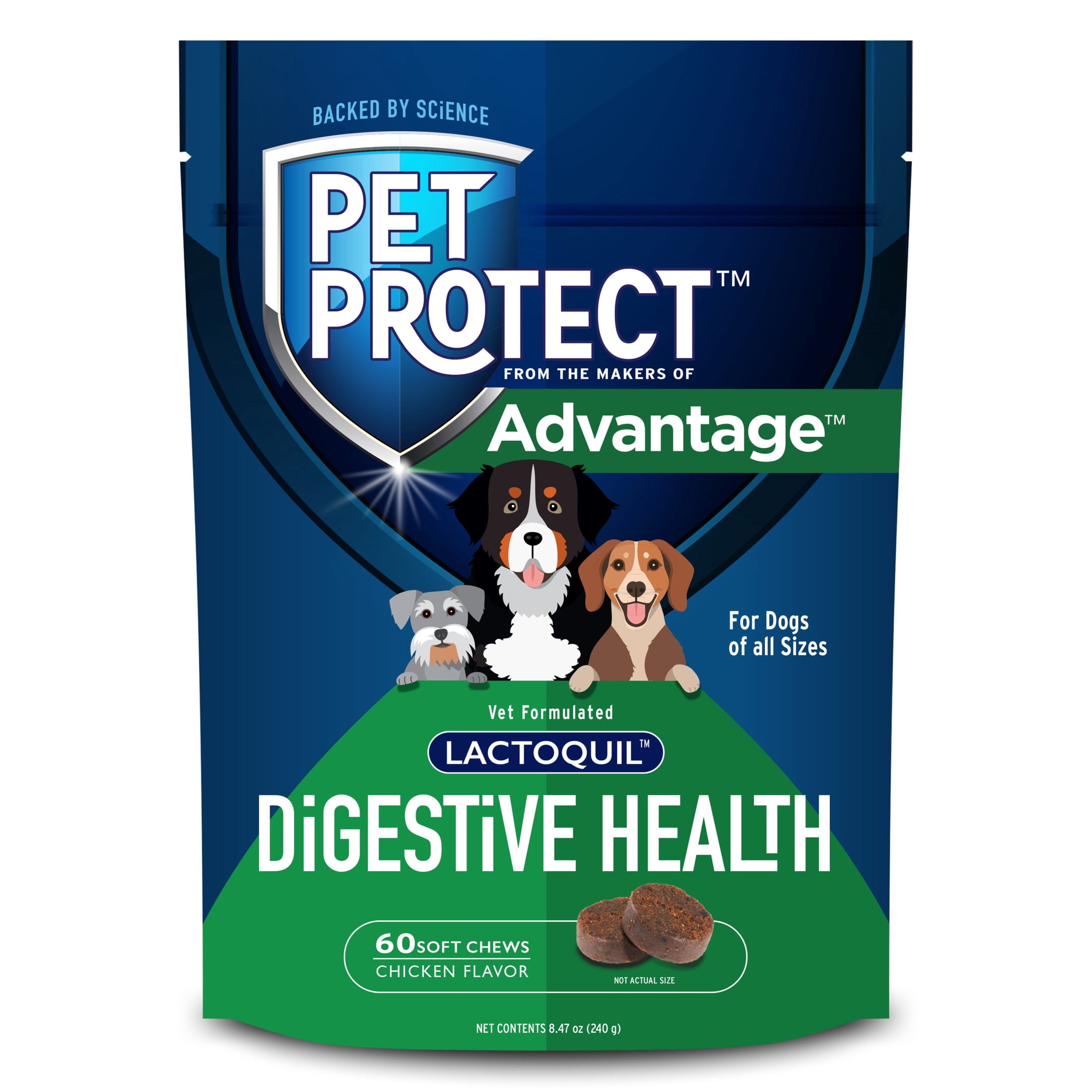 Pet Protect Digestive Health Supplement, Vet-Formulated Lactoquil