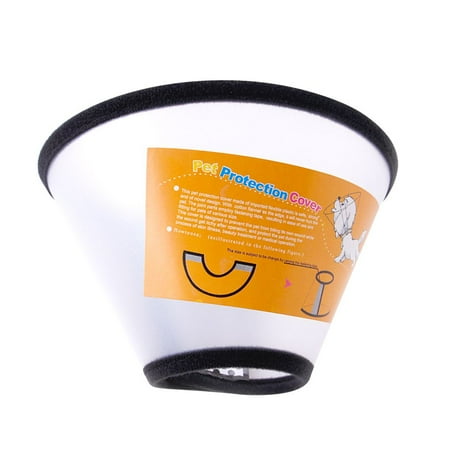 Pet Protective Collar Dog Neck Cone Cone Collar for Anti\-Bite Lick Surgery Wound Cat Dogs Health Circle No.04