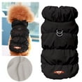thumbnail image 1 of Pet Puffer Vest, Dog Cat Fleece Vest, Winter Warm Windproof Pet Jacket with Harness Hole and Buckle, Cold Weather Dog Coat for Small Medium Dogs Cats, 1 of 9