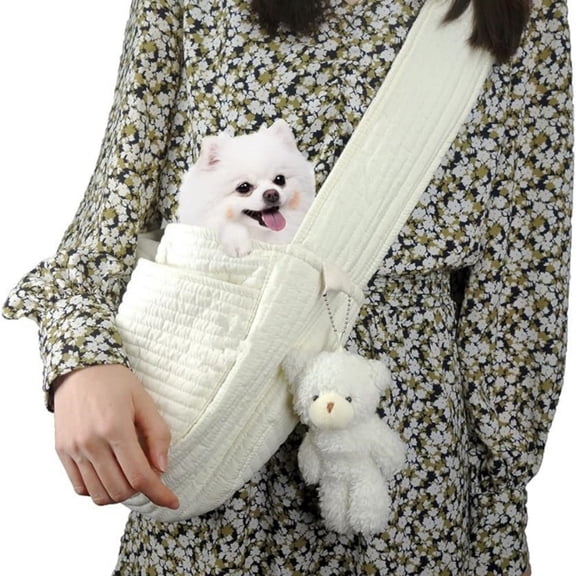 Canva Backpack Sling Bag for Puppy, Cat & Dog Pet Sling, Outdoor Travel