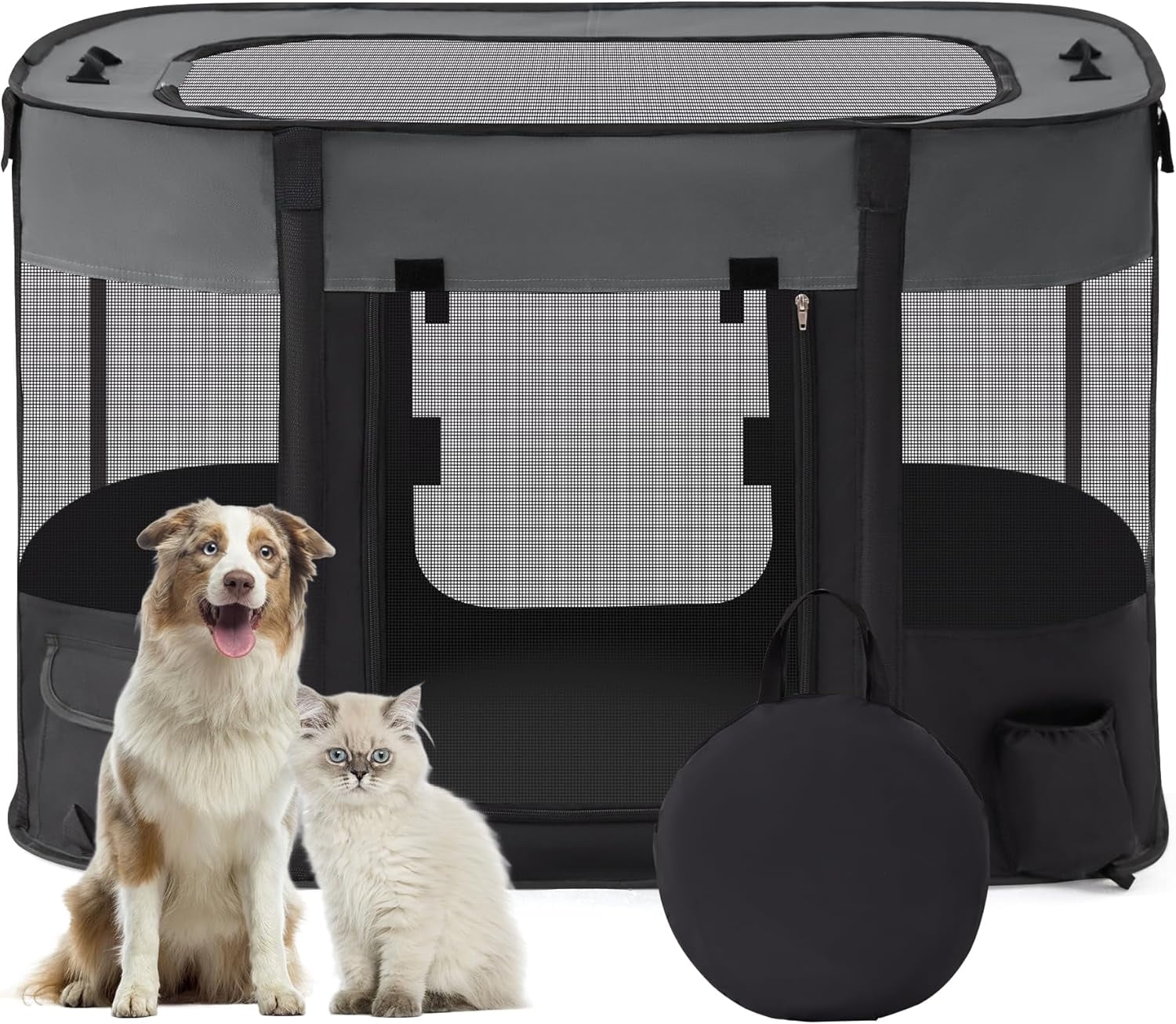 Pet Puppy Dog Playpen, Small Dog Tent Crates Cage Indoor/Outdoor ... - Tiny Dog Portable Puppy Crate