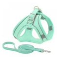 thumbnail image 1 of Pet Puppy Dog Safety Harness No Pull Padded Dog Leash Collar Chest with Reflective Dog Leash for Small Dog, 1 of 3