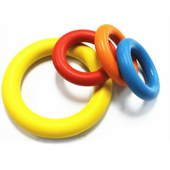 Pet Puppy Floating Bite EVA Ring Flying Outdoor Training Chew Play Fetch Dog Toy - Small