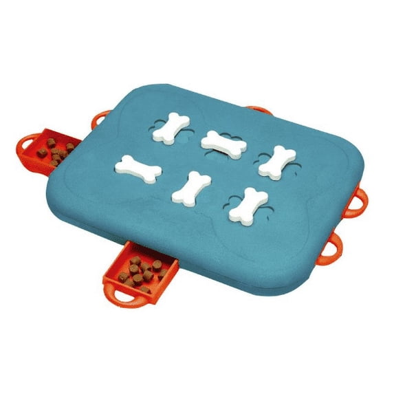 Pet Puzzle Feeder Toy, Casino Treasure Hunt Game for Dogs Cats, Slow Food Dispenser for Mental Stimulation & Boredom Relief