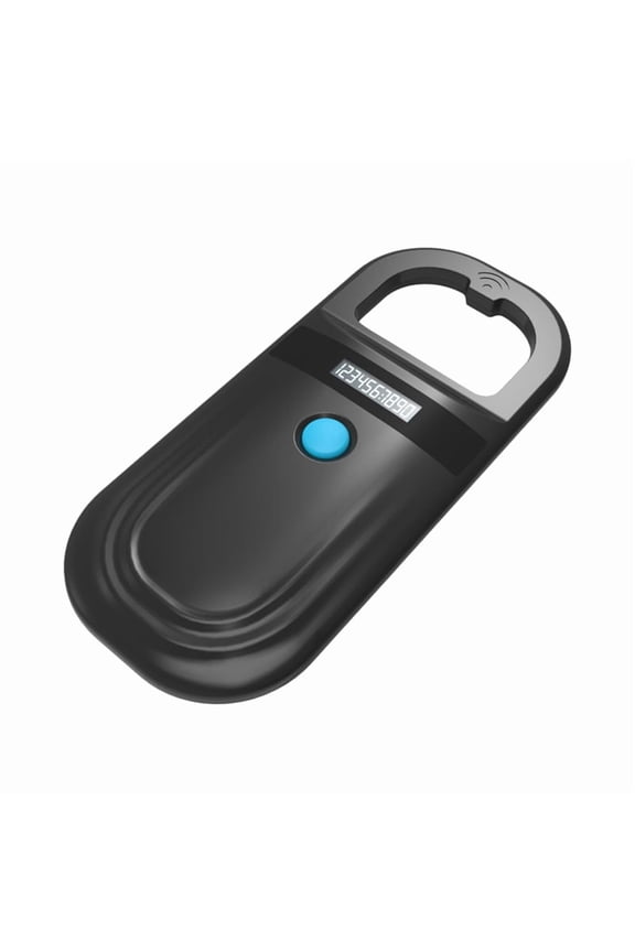 Pet RFID Reader 134.2KHz 125kHz Dual-Frequency Pet Chip Scanner USB+Bluetooth Pet Cat Dog Chip Scanner for Animal Tag,1 * Pet RFID Reader 1 * USB Cable,Black