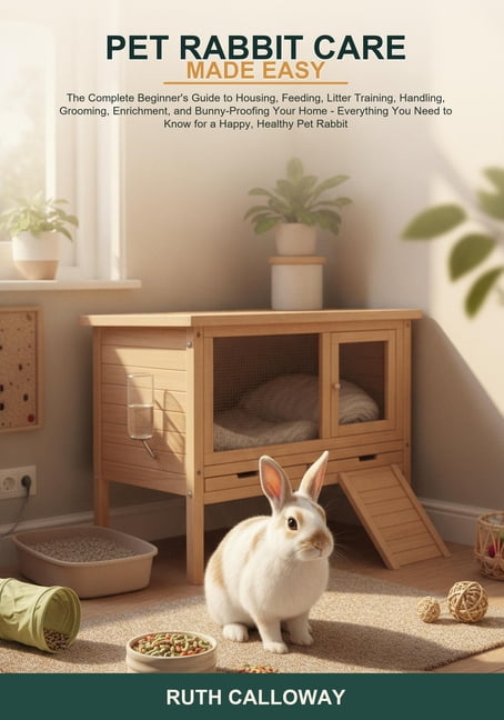Pet Rabbit Care Made Easy: The Complete Beginner's Guide to Housing, Feeding, Litter Training, Handling, Grooming, Enric, (Paperback)