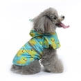 thumbnail image 1 of Pet Rain Slicker Adjustable with Reflective Strip Design Comfortable for Small Large Dogs Cats Pet Dog Raincoat Soaking DuckBlue M, 1 of 9