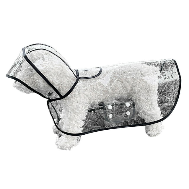 Pet Raincoat Cat Dog Poncho Large And Small Dog Clothes Outdoor