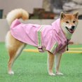 thumbnail image 1 of Pet Raincoat Fashion Reflective Waterproof Pet Winter Raincoat Dog Medium Large Dog, 1 of 3