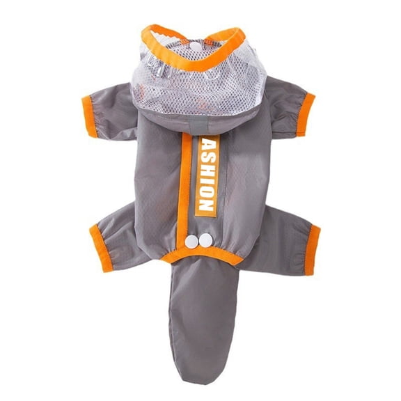 Pet Rainwear for Dogs and Cats Coated Raincoat with Bright Design for Outdoor Play in Wet Weather and Comfortable Fit for All Seasons