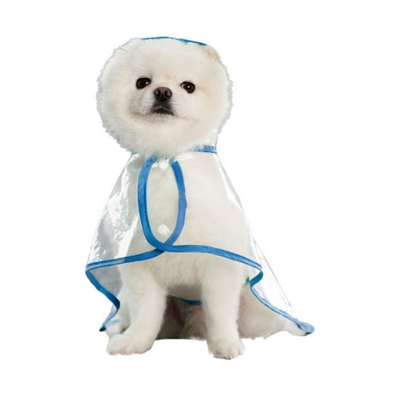 Pet Raincoat for Small, Transparent Coat for Small Dogs and Cats Lightweight Pet Rainwear All-Season for Indoor Outdoor Use