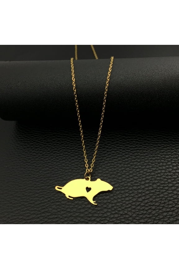 Pet Rats Necklace Pet Mouse Necklace A Whimsical Tribute to Your Furry Friend