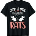 thumbnail image 1 of Pet Rats Small Animals Rodents Just A Girl Who Loves Rats T-Shirt, 1 of 4