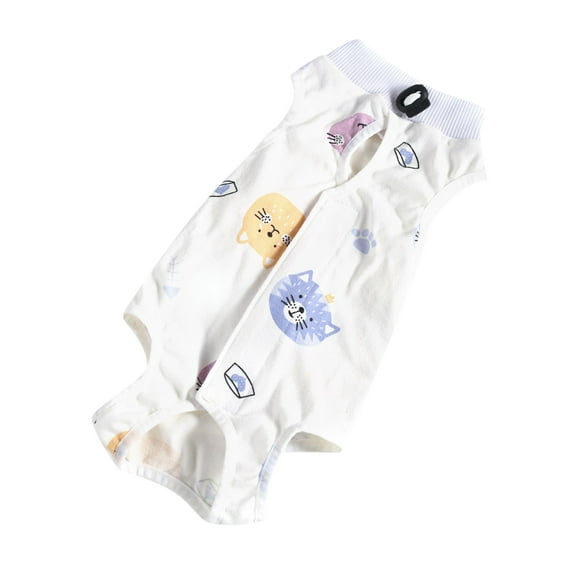 Pet Recovery Suit - Cotton Material, Full Cover Design & Anti-Licking, for Postoperative Dogs and Cats