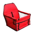 thumbnail image 1 of Pet Reinforce Car Booster Seat for Dog Cat Portable and Breathable Bag with Seat Belt Dog Carrier Safety Stable for Travel Look Out,with Clip on Leash with PVC Tube, 1 of 5