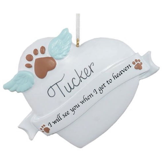 Pet Memorial Heart Ornament