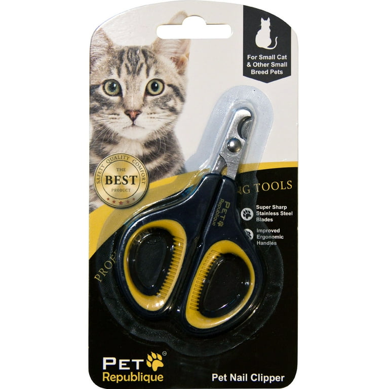 Pet Republique Professional Cat Nail Clippers Claw Trimmer for Cat Kitten Puppy Dog Hamster Small Breed Animals Regular Grip