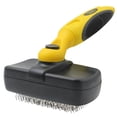 thumbnail image 1 of Pet Republique Retractable Slicker Brush - for Dogs, Cats, Rabbits, Any Long Haired Breed Pets – Reduce Shedding - Self Cleaning Design, 1 of 8