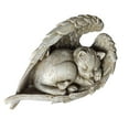 thumbnail image 1 of Pet Resin Statue with Angel Wings, Memorial Dog And Cat Figurine for Home And Garden Decor, Sleeping Pet Sculpture for Remembrance And Gift Giving, Durable Resin Material for Indoor , 1 X Sculpture, 1 of 6