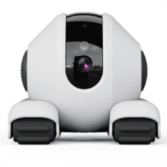 Pet Robot Camera with 2K HD Video,Motion Detection & 2-Way Audio, Wireless Indoor Dog Monitor,Real-Time Alerts,1 * Camera,White & Black